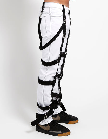 THE WHITE HARNESS PANT