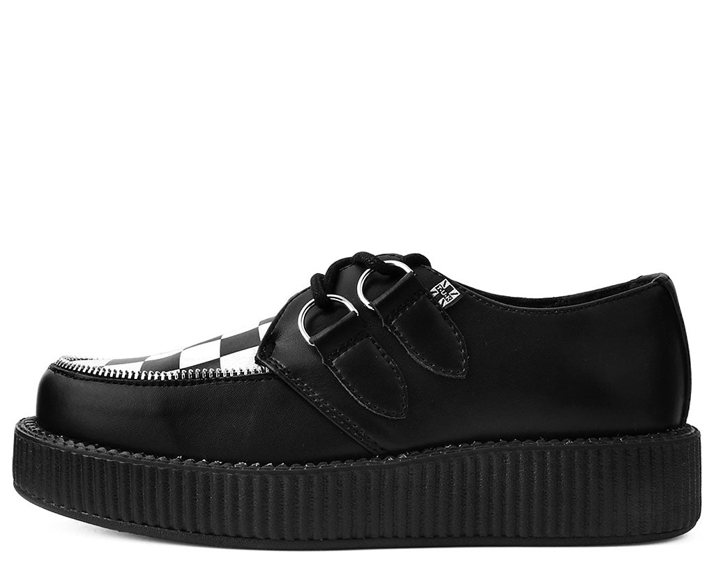 T.U.K BLACK TUKSKIN/BW CHECK VIVA LOW CREEPER