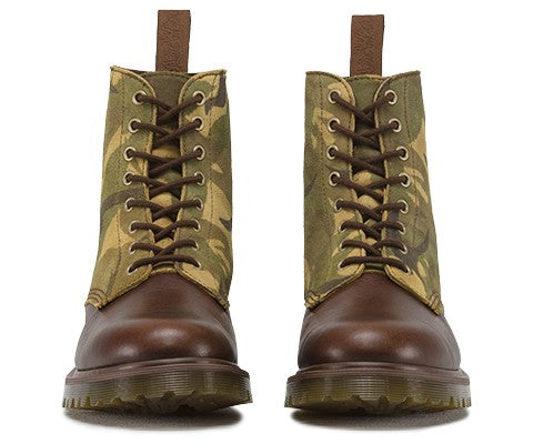 WILDER DARK BROWN+GREEN CAMO BOOT