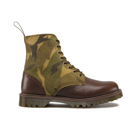 WILDER DARK BROWN+GREEN CAMO BOOT