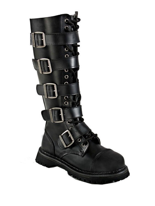 GRIPFAST BLACK 20 EYE CAP STRAP BOOT