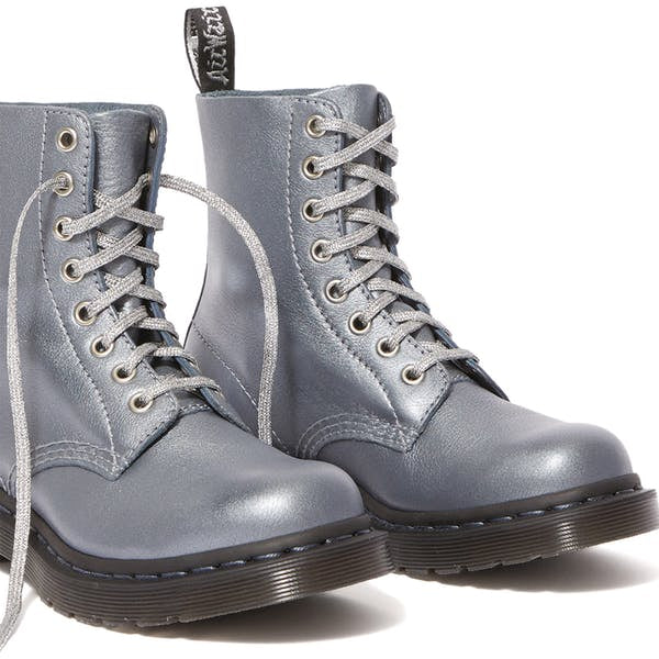 1460 PASCAL GUNMETAL METALLIC VIRGINIA DIVA BOOT