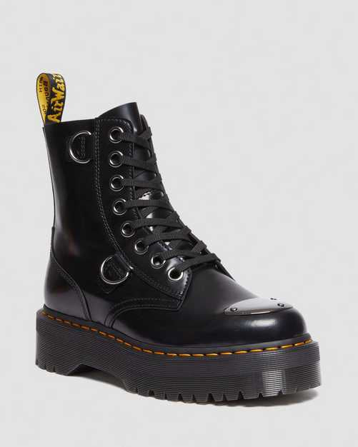 Vinyl platform boots sale