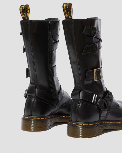 BLAKE TALL BLACK BUTTERO BOOT