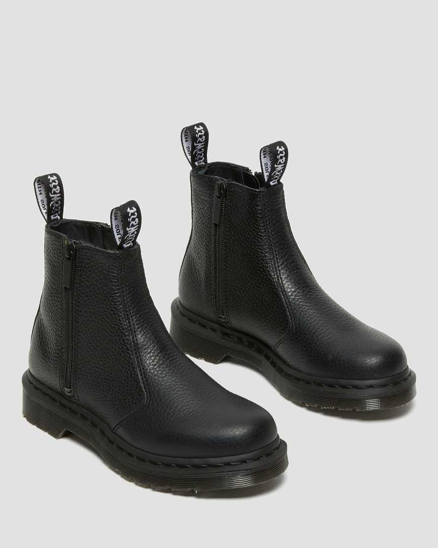 2976 W/ZIPS BLACK AUNT SALLY BOOT