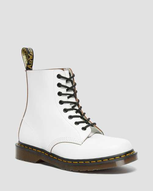 1460 WHITE QUILON MIE BOOTS