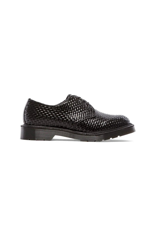 EMMET BLACK WOVEN CALF OXFORD MIE