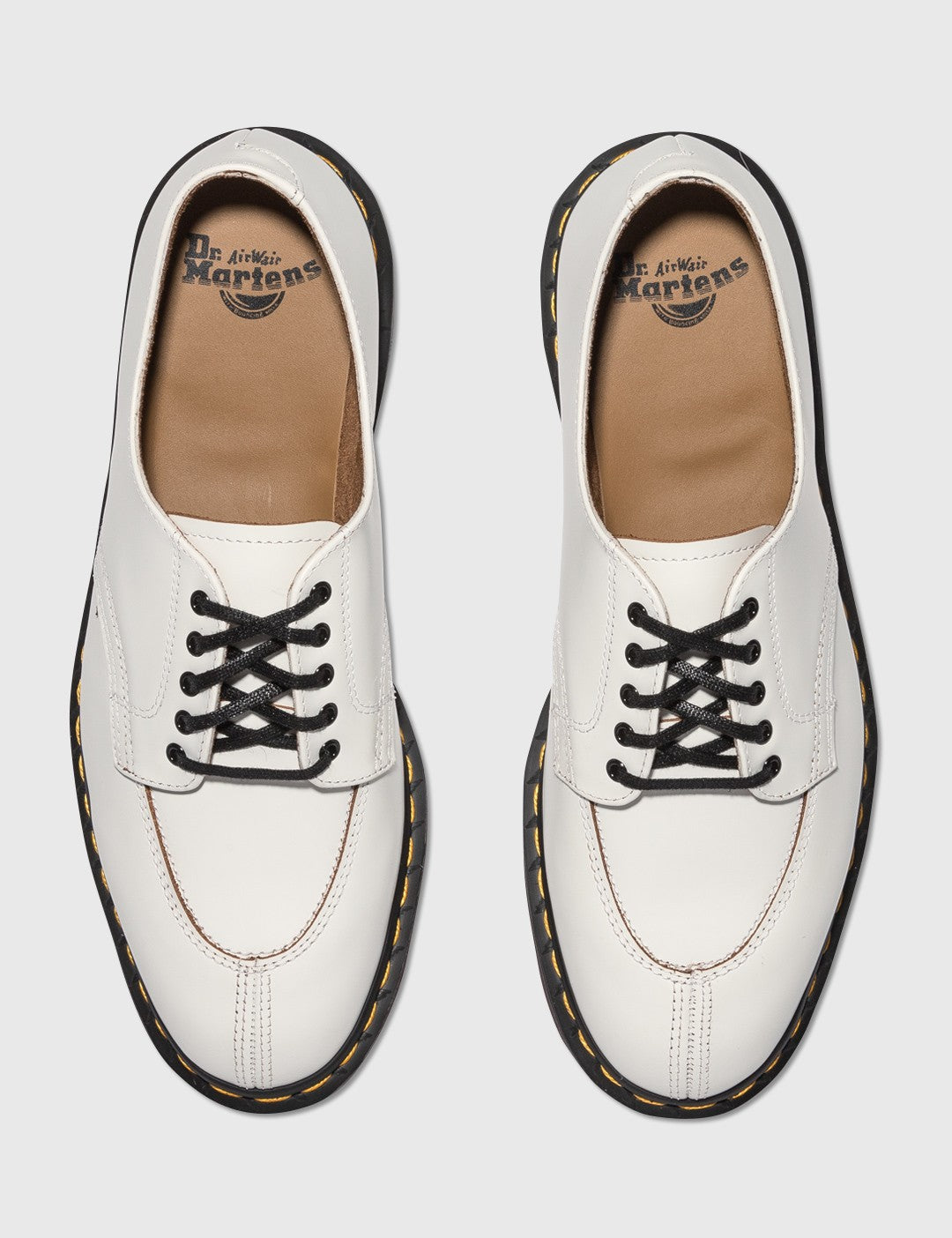 2046 VINTAGE SMOOTH LEATHER OXFORD SHOES WHITE