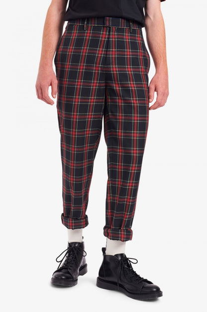 FRED PERRY TARTAN TROUSERS
