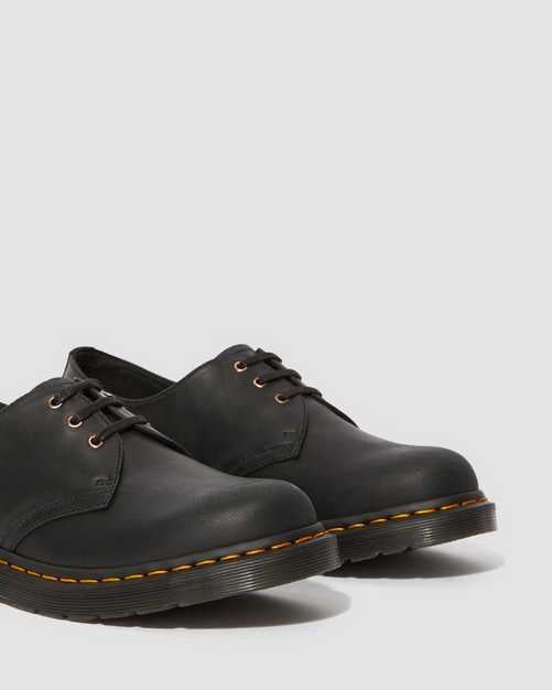 1461 BLACK SOAPSTONE+HI SUEDE WP OXFORD