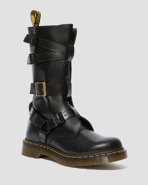 BLAKE TALL BLACK BUTTERO BOOT